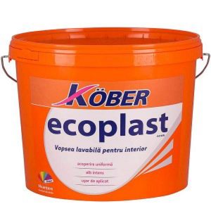 Vopsea lavabila interior Ecoplast alb 3L