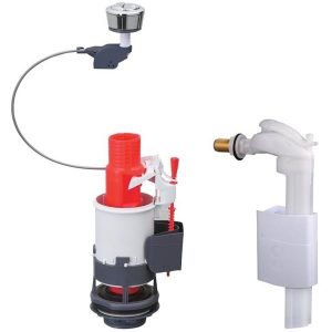 Set mecanism WC dubla comanda-alimentare laterala