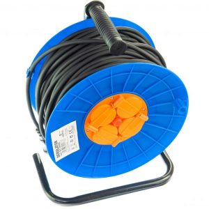 Derulator cablu 4 prize, 25 m