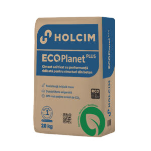 Holcim ciment EcoPlanet Plus 42.5R cu duraditiv 20 kg/sac