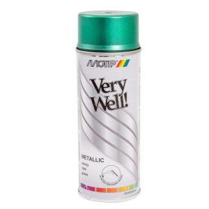 Vopsea spray verde metalizat 400 ml