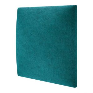 Panou decorativ tapițat Mollis turquoise 30 x 30 cm