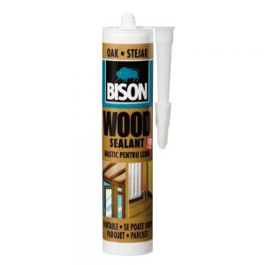 Bison Wood Sealant Mastic pentru lemn stejar 300 ml.