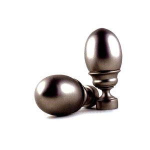 Capăt galerie ball inox 25 mm, 2 buc/set