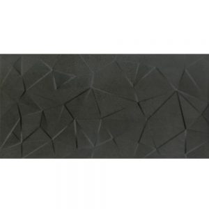 Gresie porțelanată Move antracit 3D 30 x 60 cm