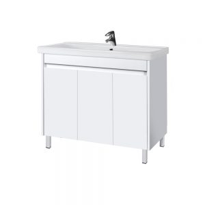Set mobilier de baie alb 100 cm Premium City