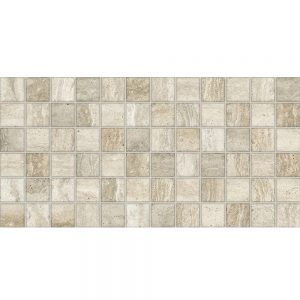 Gresie porțelanată Traver decor 60×30 cm bej, relief mozaic