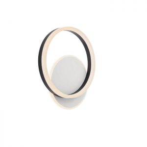 Aplica Connect, alb/negru, LED, 28W 3000K