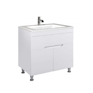 Set mobilier baie alb 80 cm Premium Forsage