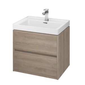 Set mobilier de baie stejar 60 cm Crea