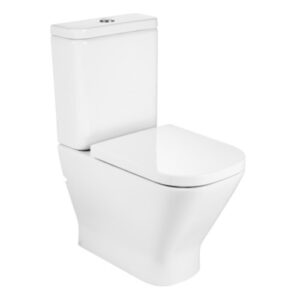 Vas WC pe pardoseala Roca The Gap 35x60 cm capac WC si rezervor