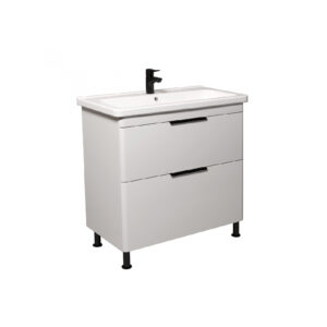Set mobilier de baie alb 80 cm Premium Freya