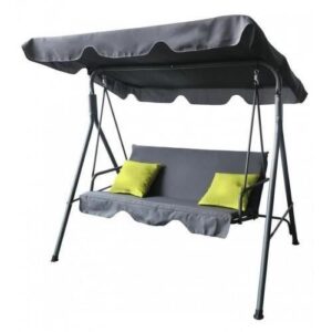Balansoar gradina 3 locuri gri170x110x153 cm Florentina