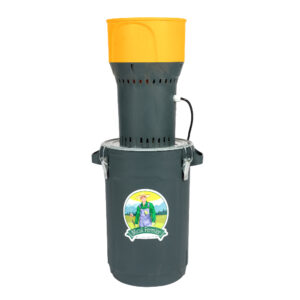 Moara electrica 1000W/19000 rpm cu galeata plastic 25L