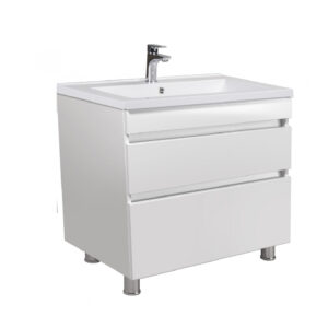 Mobilier de baie alb Soft 100 cm