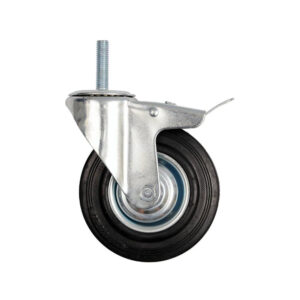 Roata mobila pe filet cu opritor 100/30 mm