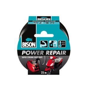 Bandă adezivă texturată Power Repair negru 50 mm x 25 m