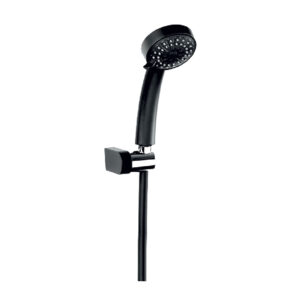Set para de dus cu suport si furtun flexibil negru Mini 869.5