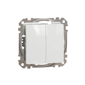 Intrerupator dublu cap scara alb SCH-SDD111108