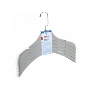 Set 5 buc umerașe pentru haine 39x4.5 cm (trandafir alb)