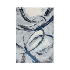 Covor modern gri / albastru Efes 200x300 cm HE776