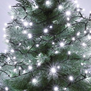 Ghirlanda alb rece cu LED-uri KII 200/WH