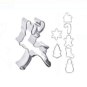 Forme metalice model de Craciun - 8 buc