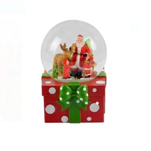 Glob decorativ Mos Craciun 6.5 x 10 cm
