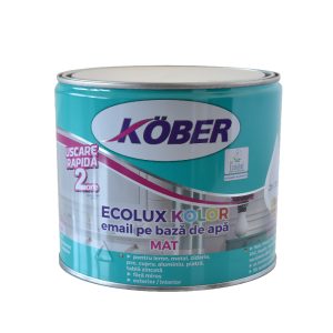 Email mat pe baza de apa Ecolux Kolor 2.5 L, negru