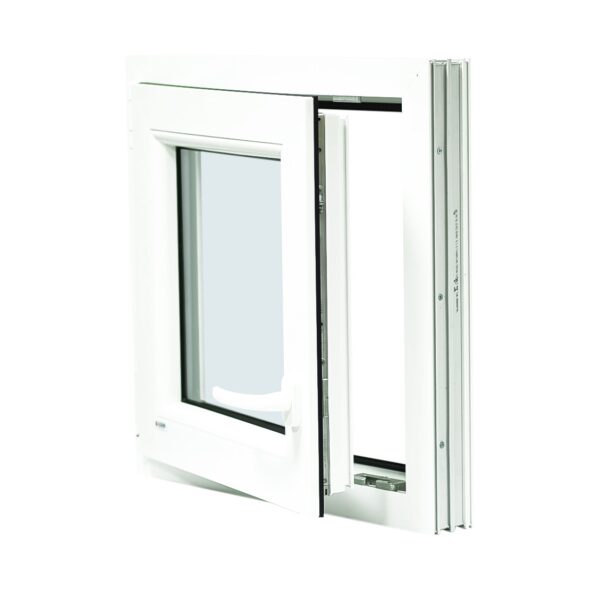 Fereastra termopan 58 x 58 alb deschidere dubla - imagine 10