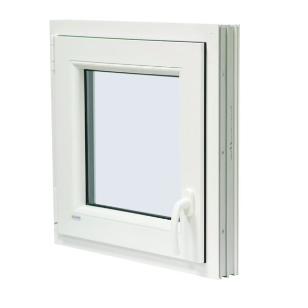 Fereastra termopan 58 x 58 alb deschidere dubla - imagine 5