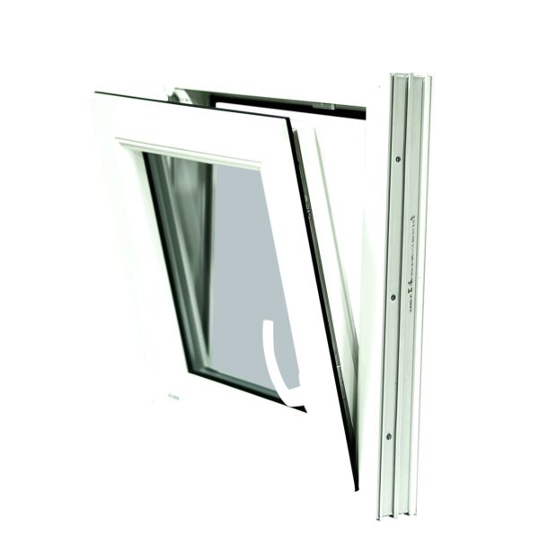 Fereastra termopan 58 x 58 alb deschidere dubla - imagine 4
