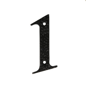 Numar 1 pentru usa 10 cm negru