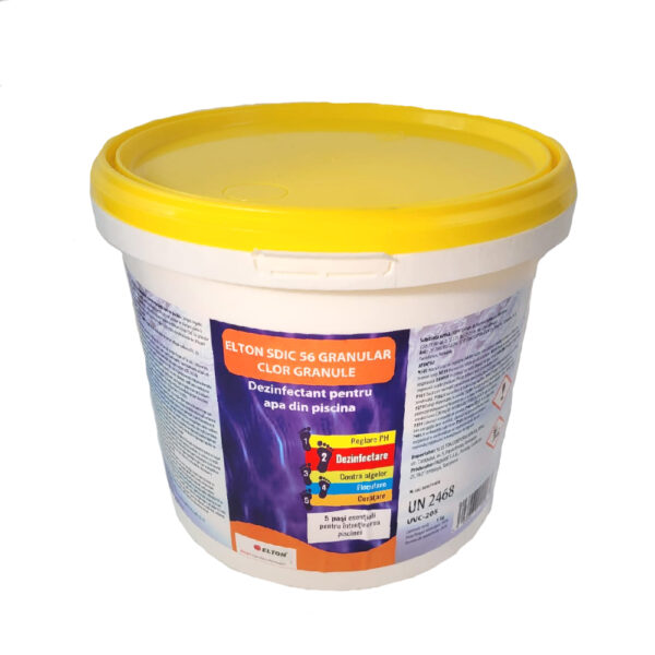 Clor granulat 5 kg - pentru dezinfectarea rapidă și creșterea conținutului de clor