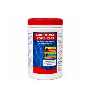 Dezinfectant pentru apa din piscină - tablete maxi combi clor 1 Kg