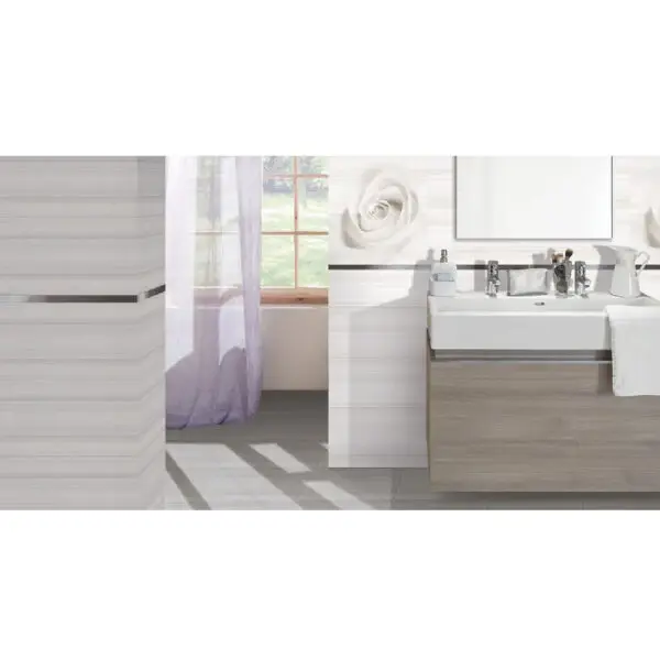 Faianta gri Stripes 50x25 cm 2051-0109-4001 - imagine 2