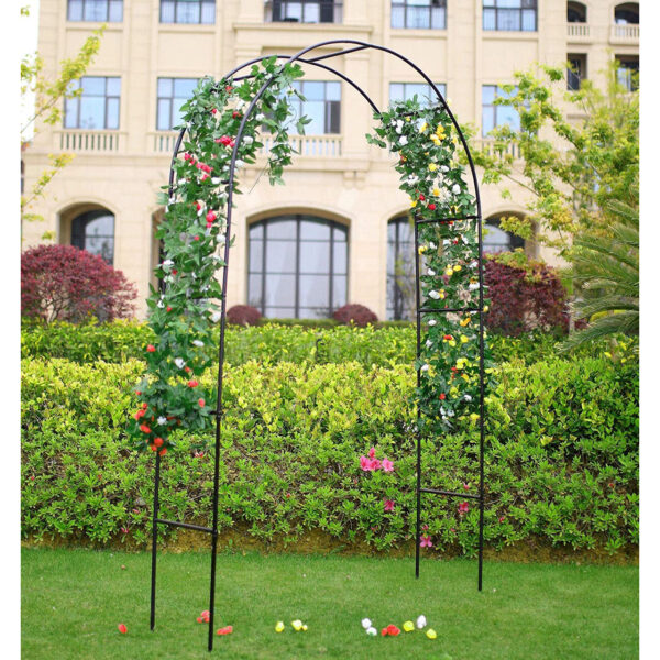 Arcada metalica, pergola, pentru gradina, 190x38x100x1.9 cm - imagine 2