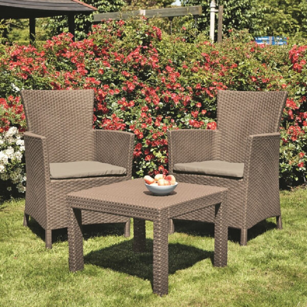 Set mobilier gradina Rosario cappuccino - imagine 2