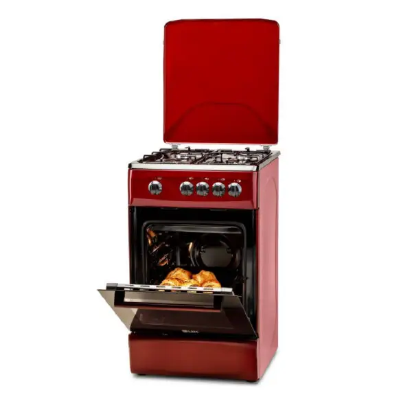 Aragaz visiniu / bordo LDK 5060 RMV NG