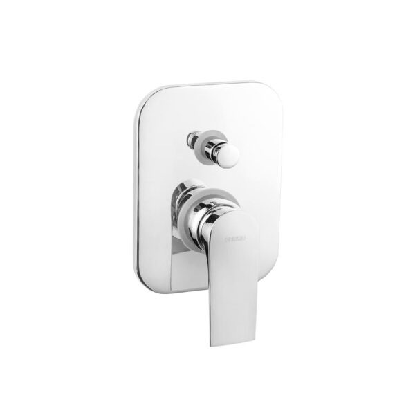 Set de dus 5 in 1 Square baterie dus ingropata cu cap dus fix si para dus mobila SET-SQ1-P - imagine 3