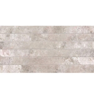 Gresie porțelanată Crust decor 60×30 cm, gri benzi