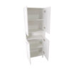 Dulap de baie alb MDF seria 004 - imagine 2