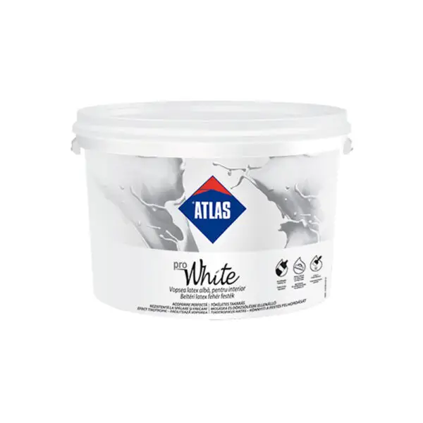 Atlas Prowhite vopsea latex interior - 10 L