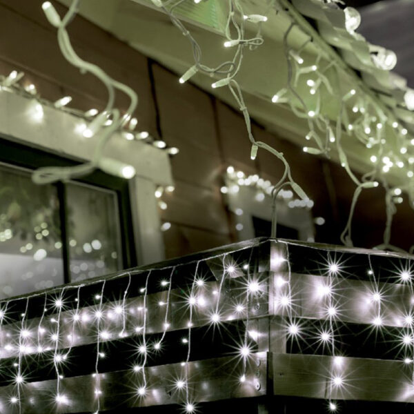 Perdea de lumini 900 LED alb rece KKF 908/WH 30m