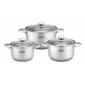 Set gatit inox Alena 6 piese HR-MSF-6PC
