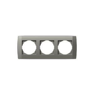 Rama decorativa tripla gri (titan) TEM-OQ30TI-U