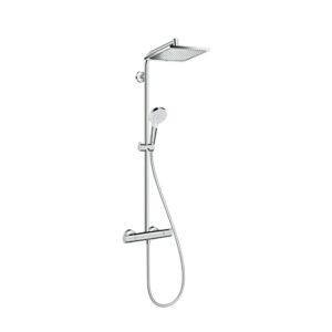 Coloana dus termostatata Hansgrohe, Crometta E 240, cu cap dus fix si mobil 1S