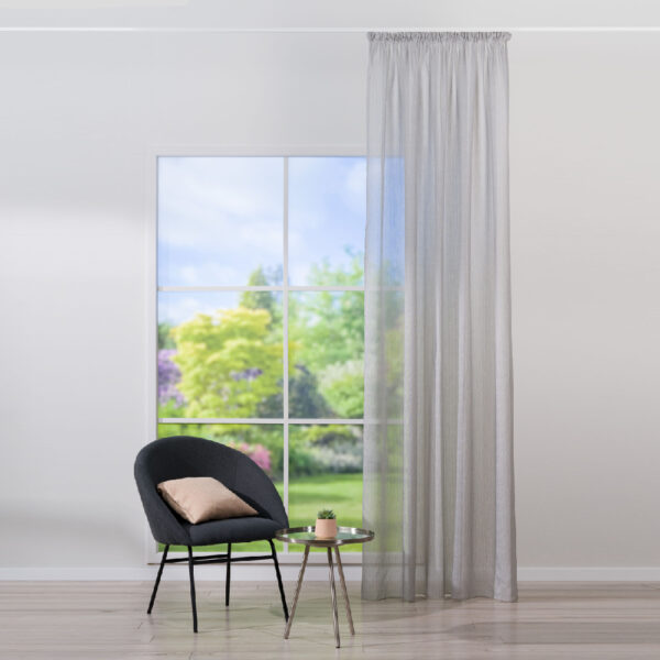 Perdea gri Flame 280 cm - imagine 2