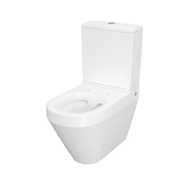 Set vas WC Crea Oval BTW + capac slim inchidere lenta  K114-023 - imagine 2