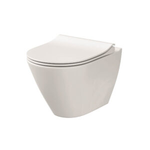 Set vas WC suspendat City oval + capac WC slim